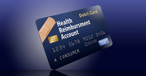Health reimbursment Account, debit card
