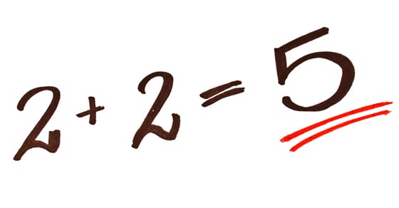 numbers-addition-2-plus-2-equals-5