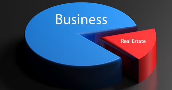 illustration of a blue pie chart with a red slice cut away | Succession Planning: Separate Your Business from the Real Estate | Dalby Wendland & Co. | CPAs | Business Advisors | Grand Junction CO | Glenwood Springs CO | Montrose CO 