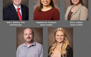 DWC Staff Promotions 2021-22: Matt Bieberly, Stephanie Fundazuri, Erin Leblanc, Kevin Rosson, McKenna Sjoden