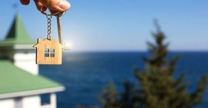 key to a beach home vacation rental property